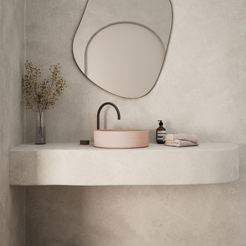 Cylinder - Funl Basin (Blush Pink)