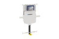 Package - Fino WhisperFlush Matte White Floor Mounted Pan & Thick Seat + Geberit In-wall Cistern + Flush Plate