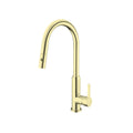 PEARL PULL OUT SINK MIXER WITH VEGIE SPRAY FUNCTION BRUSHED GOLD