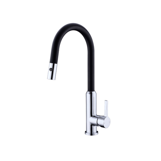 PEARL PULL OUT SINK MIXER WITH VEGIE SPRAY FUNCTION MATTE BLACK