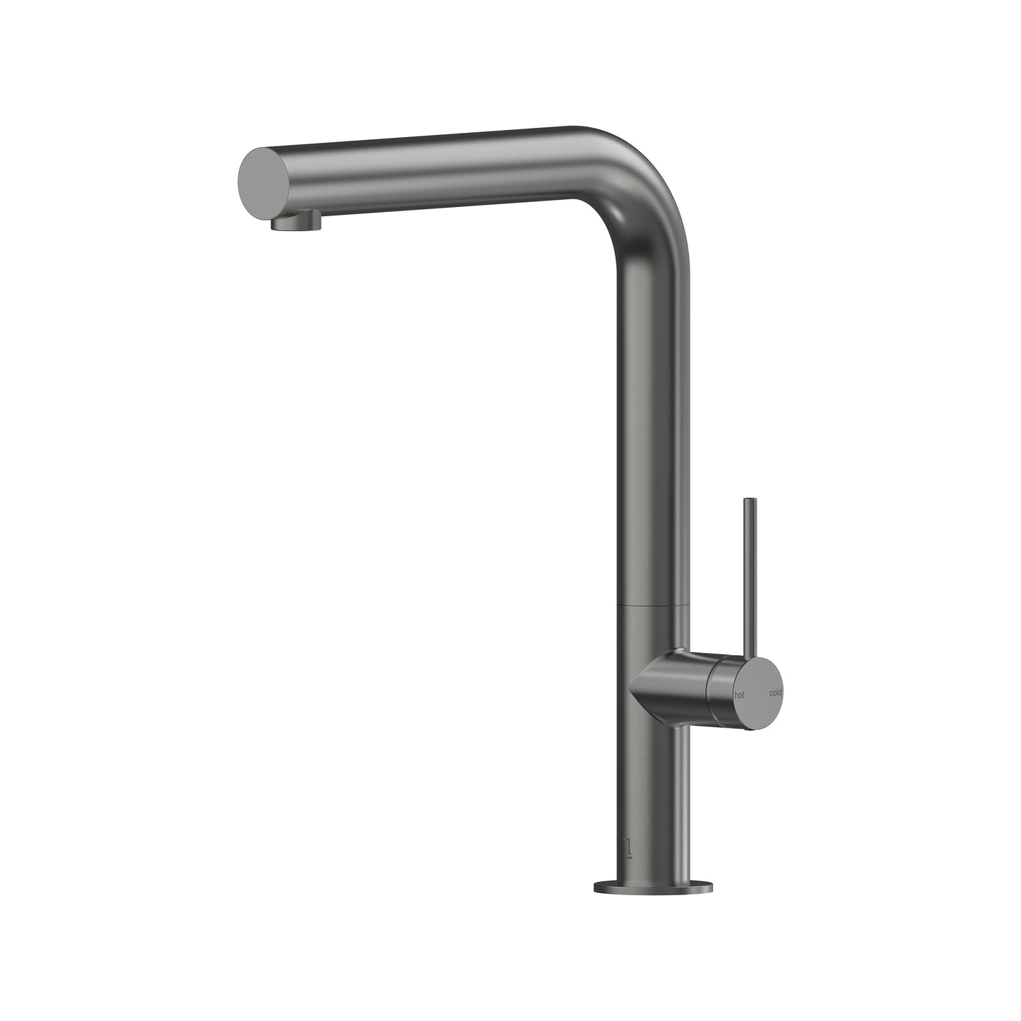 Argia Sink Mixer 220 Right Angle Spout Lead Free - Gun Metal [PVD]