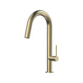 Argia Sink Mixer 200 Curved Spout Lead Free - Brushed Gold [PVD]