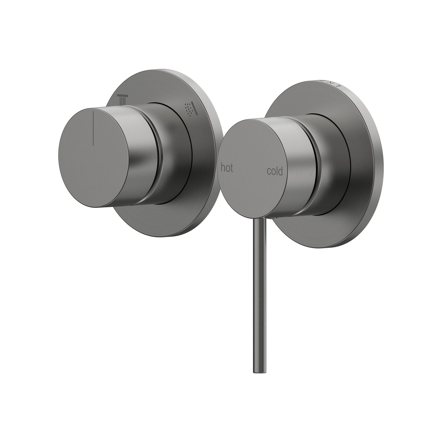 Argia Shower/Wall Mixer with Diverter Lead Free - Gun Metal [PVD]