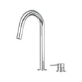 Argia Hob Sink Mixer Set 200 Curved Spout Lead Free - Chrome