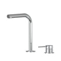 Argia Hob Basin Mixer Set 175 Right Angle Spout Lead Free - Chrome