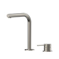 Argia Hob Basin Mixer Set 175 Right Angle Spout Lead Free - Matte Black [Electroplated]