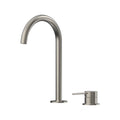 Argia Hob Basin Mixer Set 175 Curved Spout Lead Free - Matte Black [Electroplated]