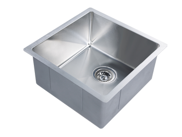 Kliff Hand Made Stainless Steel Sinks LK-SSK40 — Chrome & Stainless