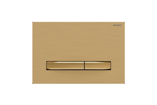 Package - Fino WhisperFlush Gloss White Floor Mounted Pan & Thick Seat + Geberit In-wall Cistern + Flush Plate