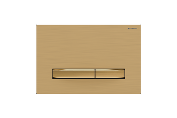 Package - Fino WhisperFlush Gloss White Floor Mounted Pan & Thin Seat + Geberit In-wall Cistern + Flush Plate
