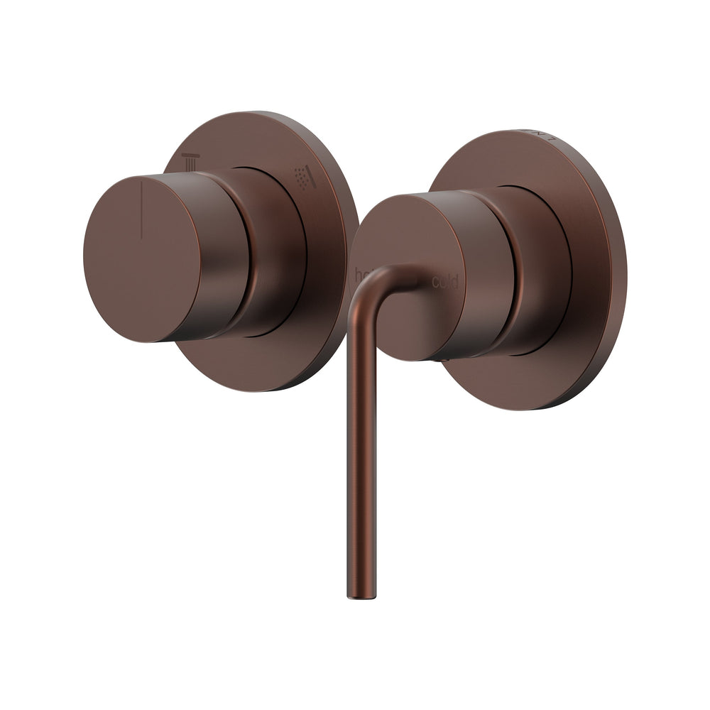 Meira Shower/Wall Mixer with Diverter Lead Free - Chocolate Bronze