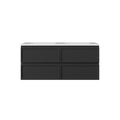 New Hamilton Federation Slim Wall Hung Cabinet Matte Black