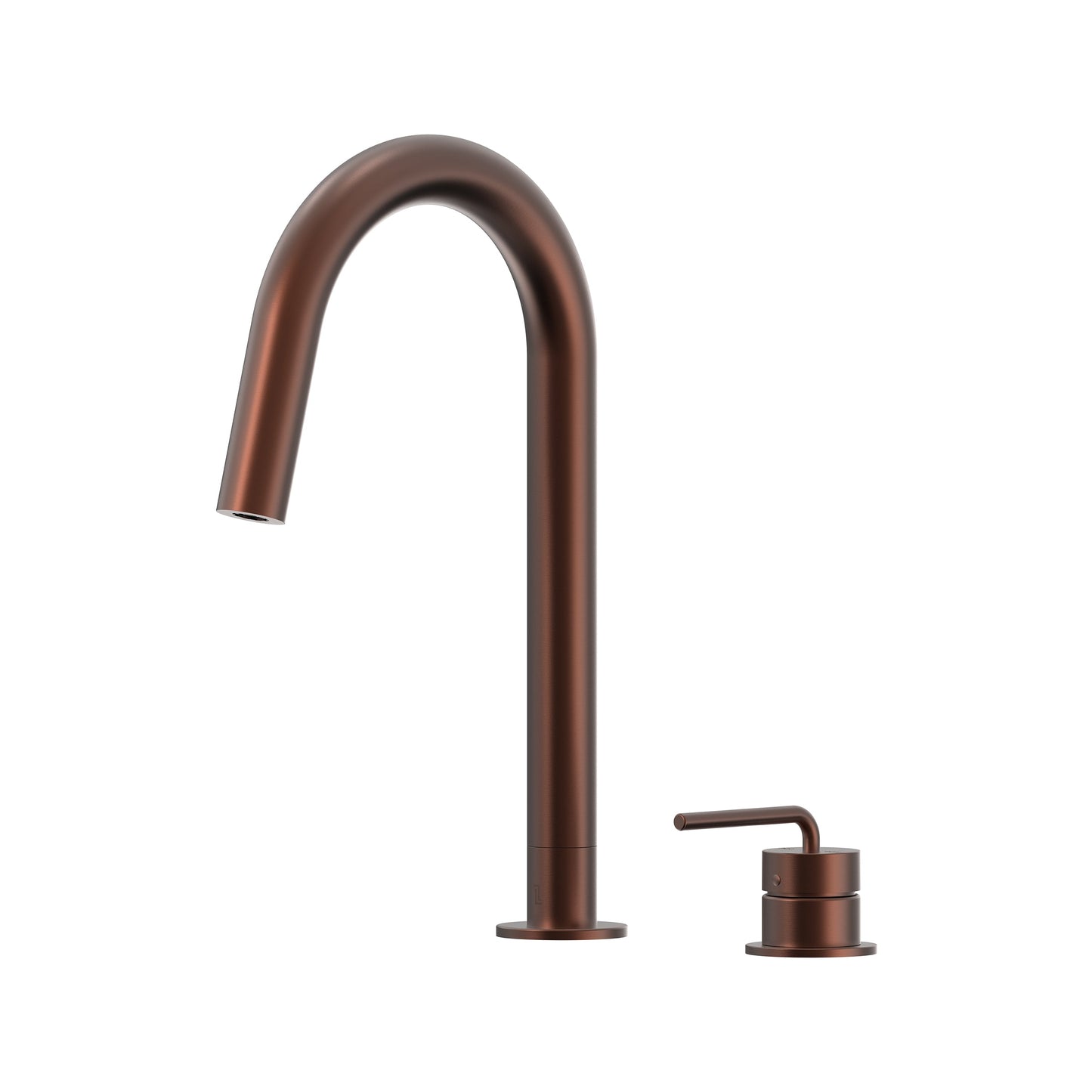 Meira Hob Sink Mixer Set 200 Curved Spout Lead Free - Chocolate Bronze