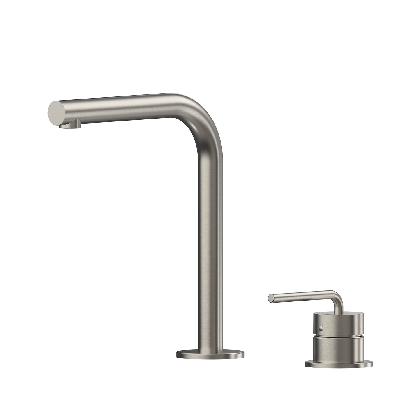 Meira Hob Basin Mixer Set 175 Right Angle Spout Brushed Gold Lead Free - Chrome