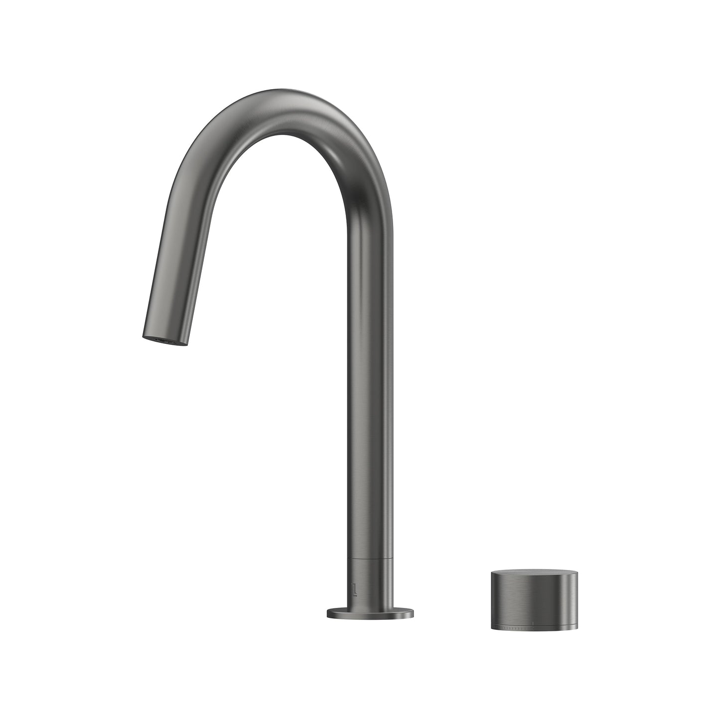Cahya Hob Progressive Sink Mixer Set 200 Curved Spout Brushed Gold Lead Free - Gun Metal [PVD]