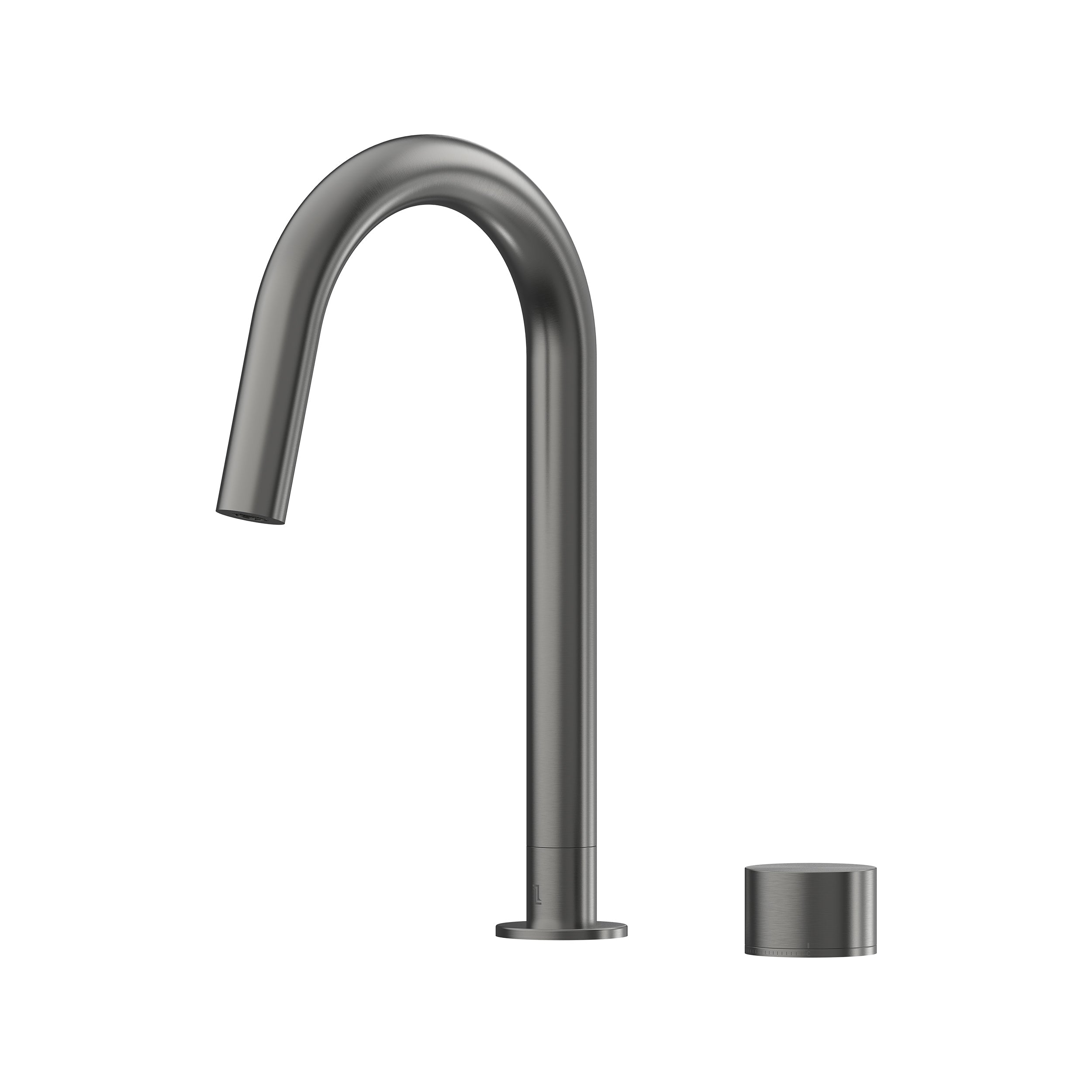 Cahya Hob Progressive Sink Mixer Set 200 Curved Spout Brushed Gold Lead Free - Gun Metal [PVD]