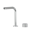 Cahya Hob Progressive Basin Mixer Set 175 Right Angle Spout Brushed Gold Lead Free - Chrome
