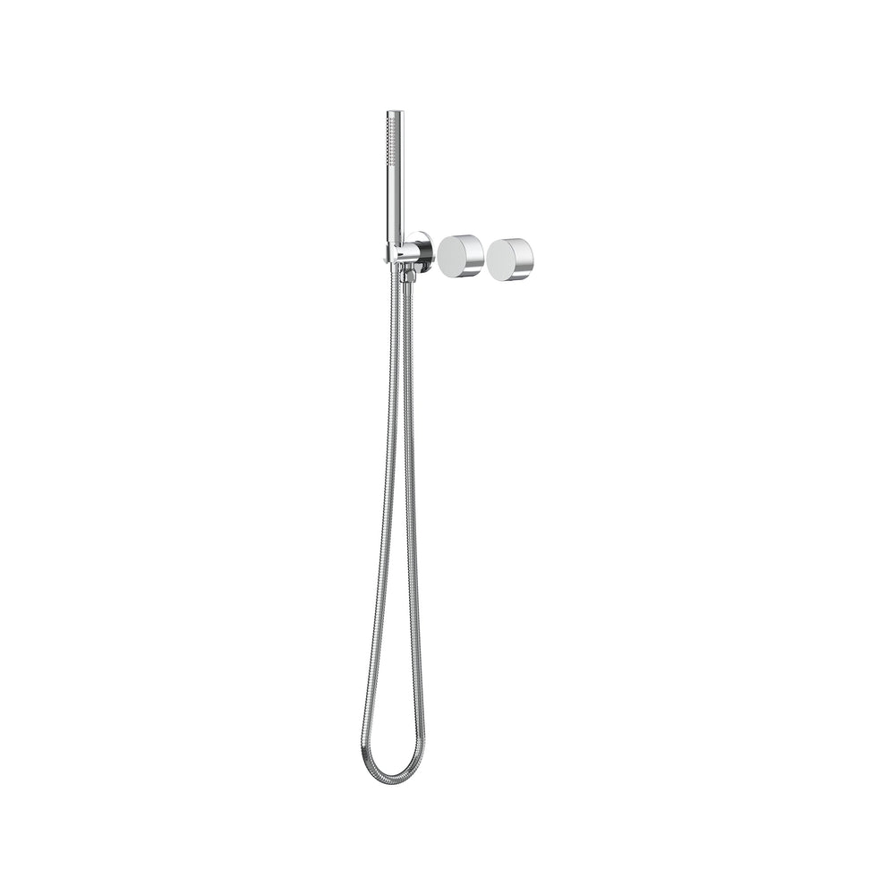 Cahya Wall Progressive Mixer with Diverter & Hand Shower Lead Free - Chrome