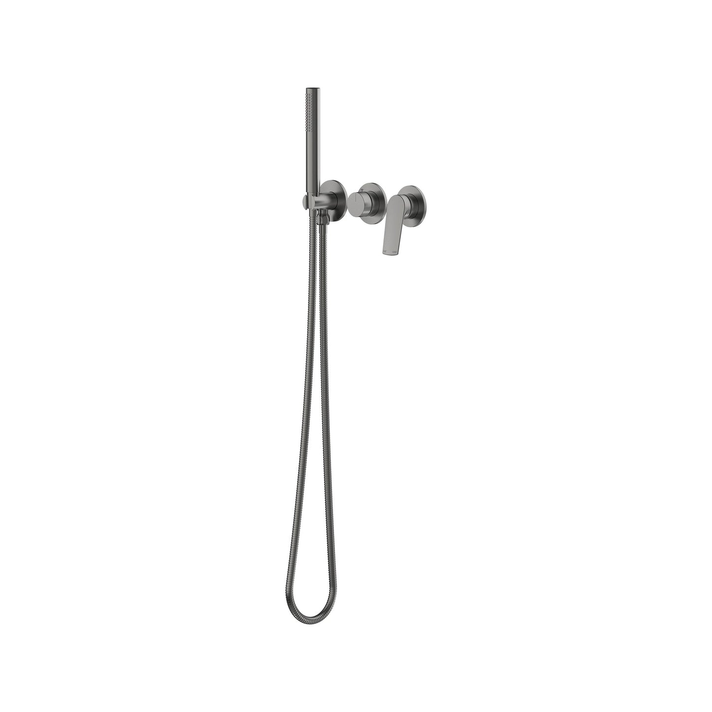 Sereia Wall Mixer with Diverter & Hand Shower Lead Free - Gun Metal [PVD]