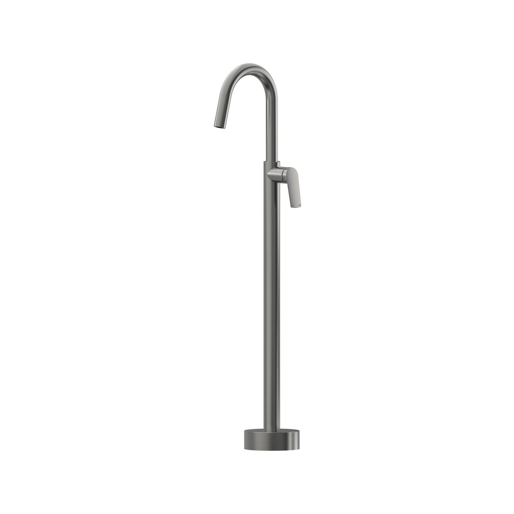 Sereia Floor Mounted Bath Mixer Lead Free - Gun Metal [PVD]