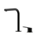 Sereia Hob Basin Mixer Set 175 Right Angle Spout Lead Free - Matte Black [Electroplated]
