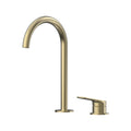Sereia Hob Basin Mixer Set 175 Curved Spout Lead Free - Brushed Gold [PVD]