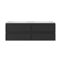New Hamilton Federation Slim Wall Hung Cabinet Matte Black