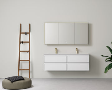 New Hamilton Federation Slim Wall Hung Cabinet Matte White