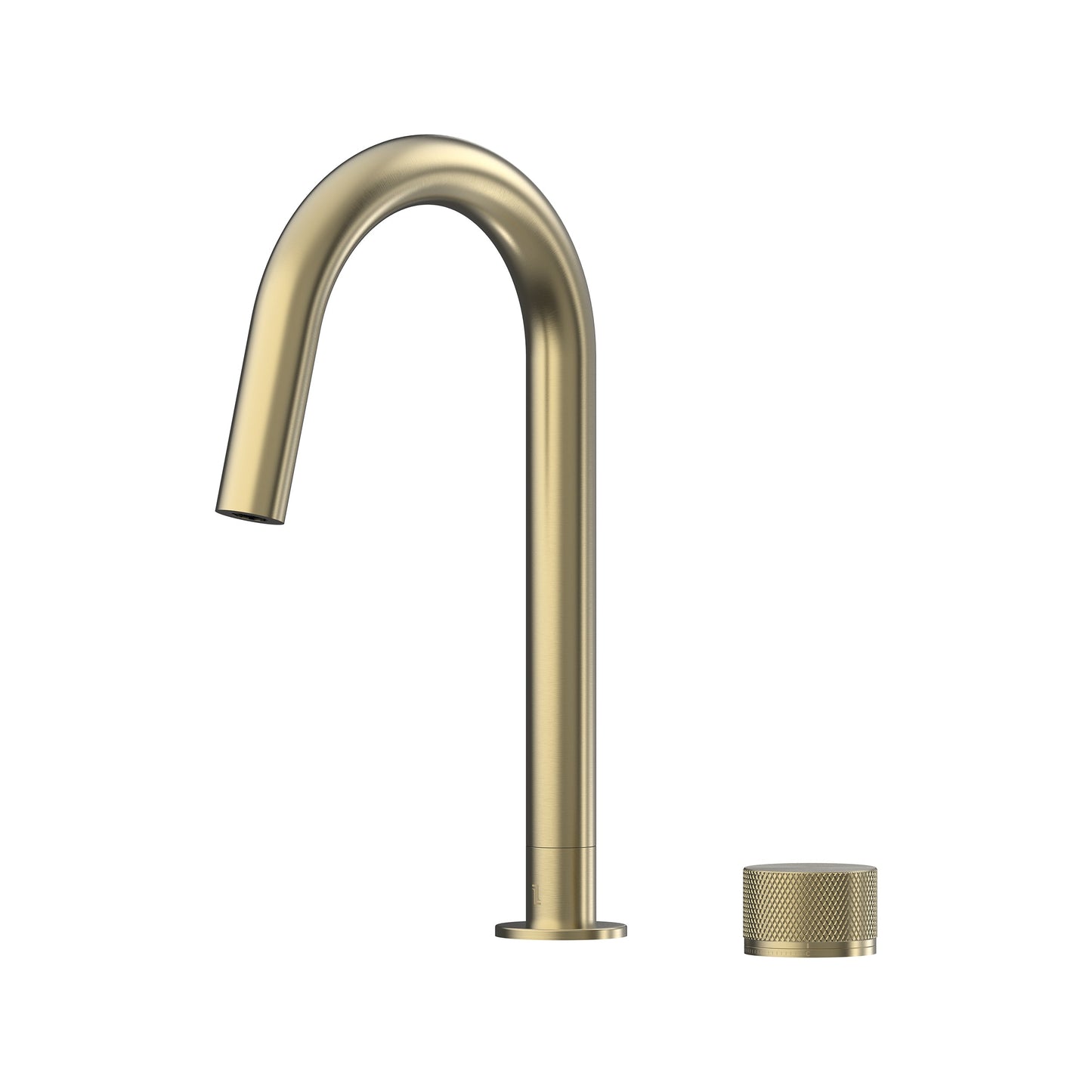 Leggero Hob Progressive Sink Mixer Set 200 Curved Spout Lead Free - Brushed Gold [PVD]