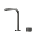 Leggero Hob Progressive Basin Mixer Set 175 Right Angle Spout Lead Free - Brushed Nickel [PVD]
