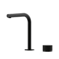 Leggero Hob Progressive Basin Mixer Set 175 Right Angle Spout Lead Free - Matte Black [Electroplated]