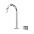 Leggero Hob Progressive Basin Mixer Set 175 Curved Spout Lead Free - Chrome