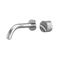 Leggero Wall Basin/Bath Progressive Mixer Set 180 Curved Spout Lead Free - Chrome
