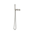 Leggero Wall Progressive Mixer with Diverter & Hand Shower Lead Free - Brushed Nickel [PVD]