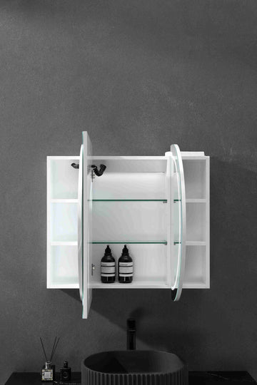 Allison Pill Shaving Cabinets 1500x800x150 LK-MAPLSV1580 — Matte Black, Pill Shape Mirrors