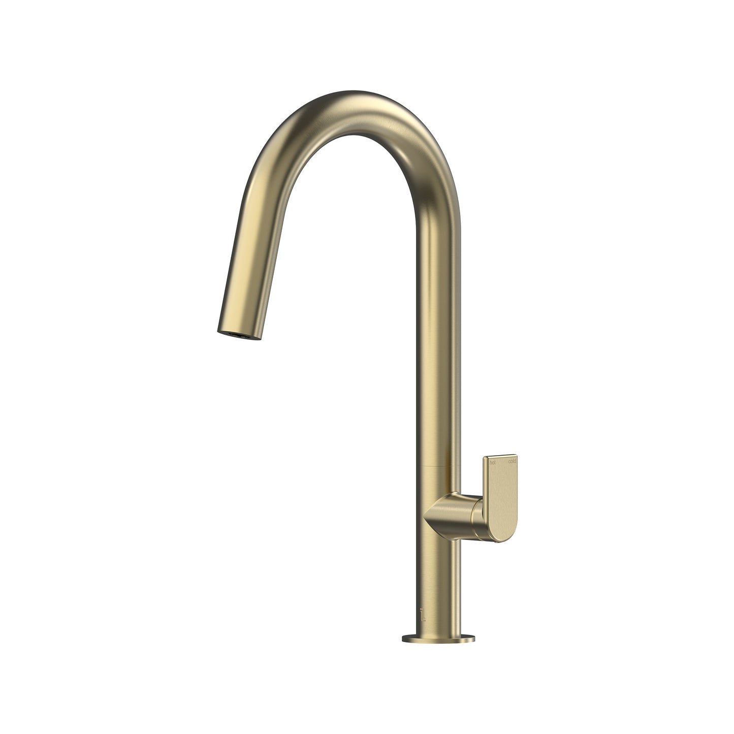 Lekki Sink Mixer 200 Curved Spout Lead Free - Brushed Gold [PVD]