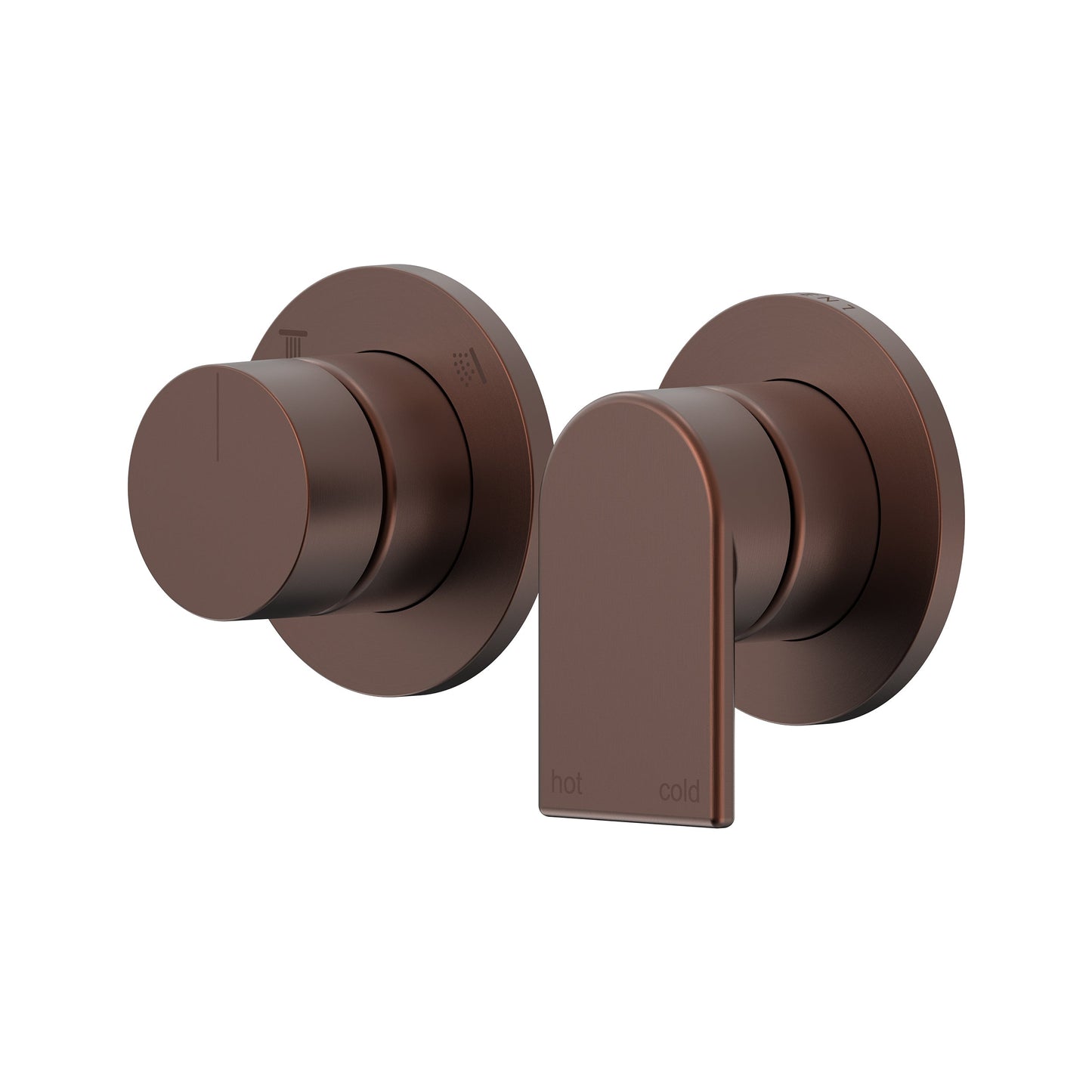 Lekki Shower/Wall Mixer with Diverter Lead Free - Chocolate Bronze