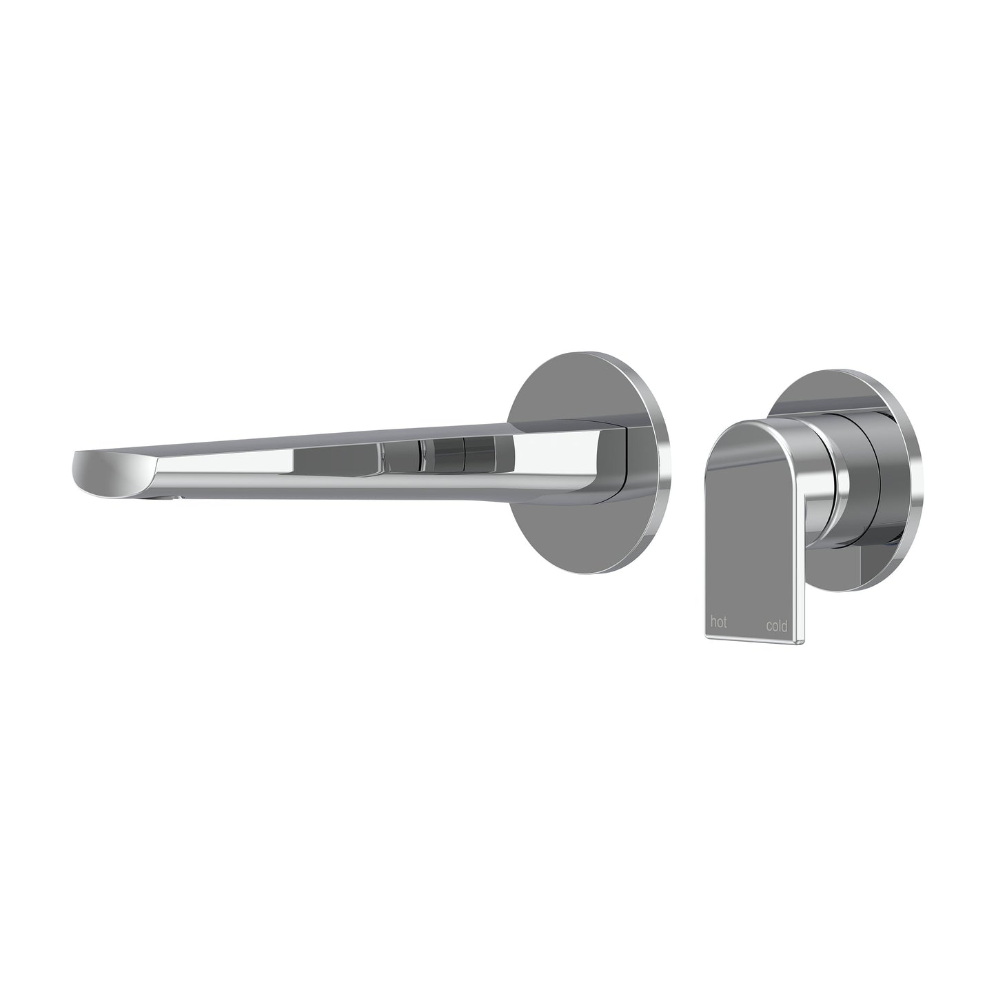Lekki Wall Basin/Bath Mixer Set 200 Spout Lead Free - Chrome