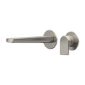 Lekki Wall Basin/Bath Mixer Set 200 Spout Lead Free - Gun Metal [PVD]