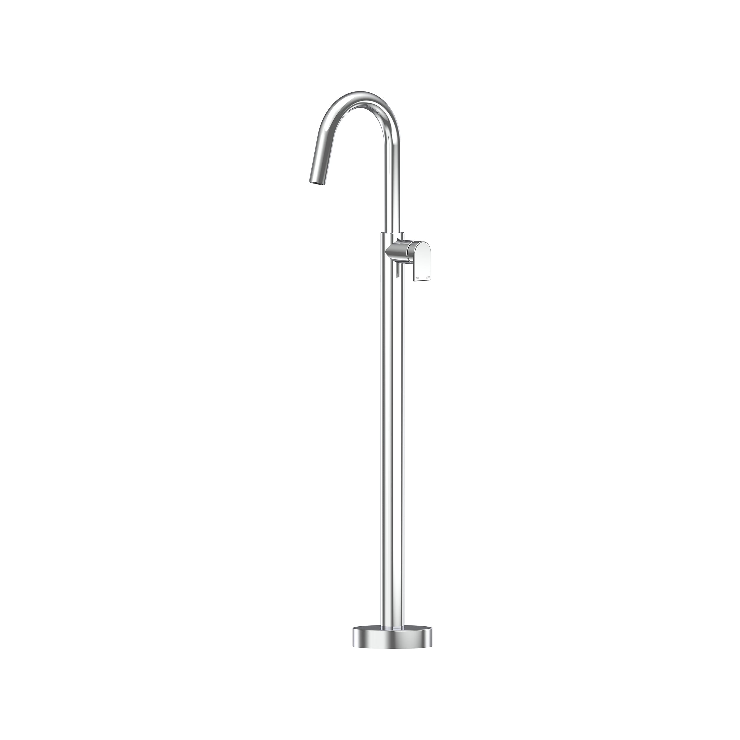 Lekki Floor Mounted Bath Mixer Lead Free - Chrome