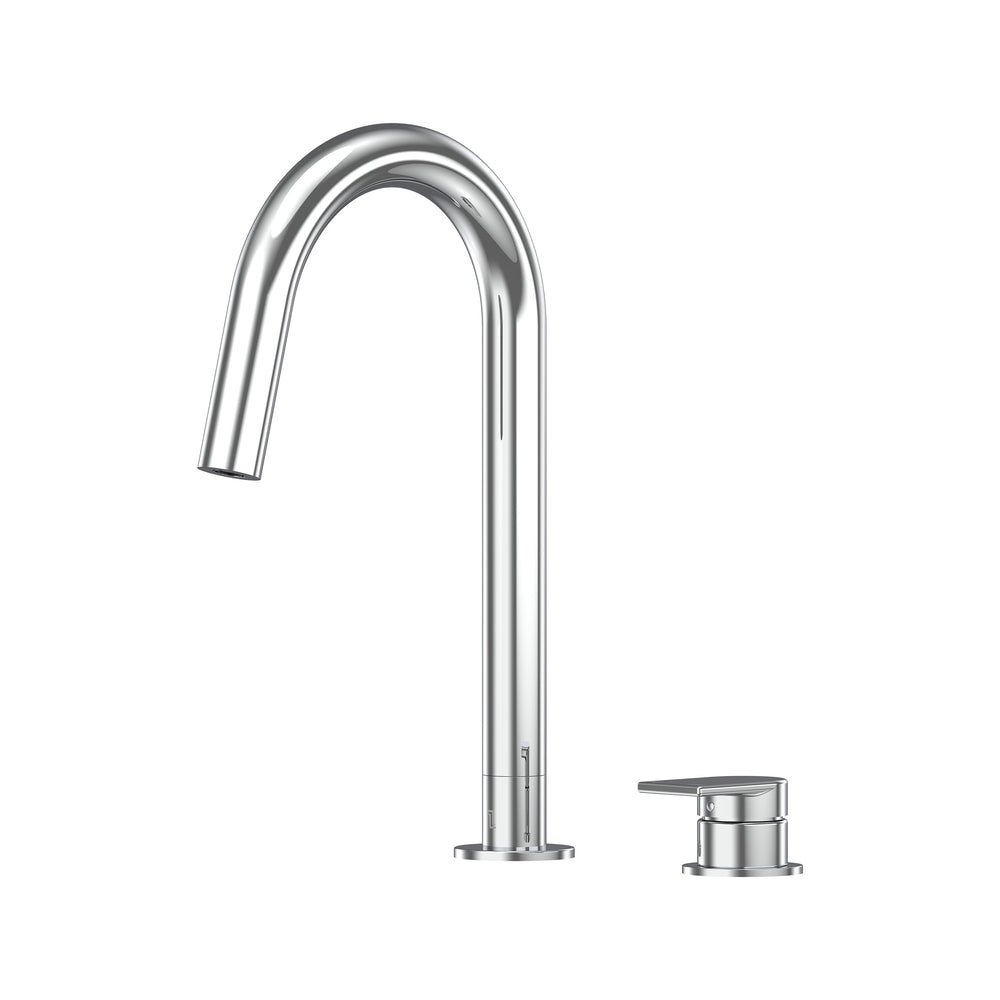 Lekki Hob Sink Mixer Set 200 Curved Spout Lead Free - Chrome