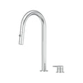 Lekki Hob Pull Out Spray Sink Mixer Set 200 Curved Spout Lead Free - Chrome