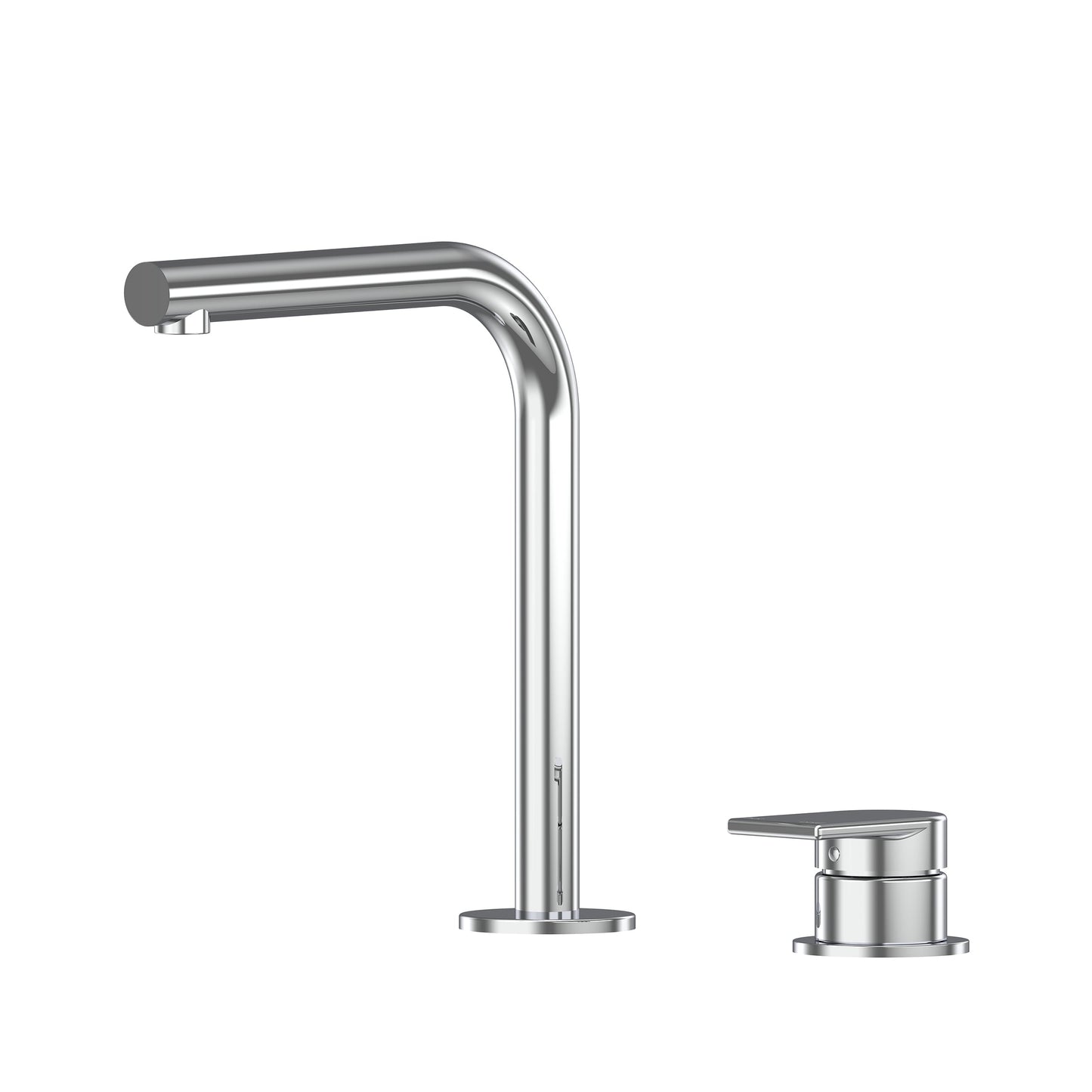 Lekki Hob Basin Mixer Set 175 Right Angle Spout Lead Free - Chrome
