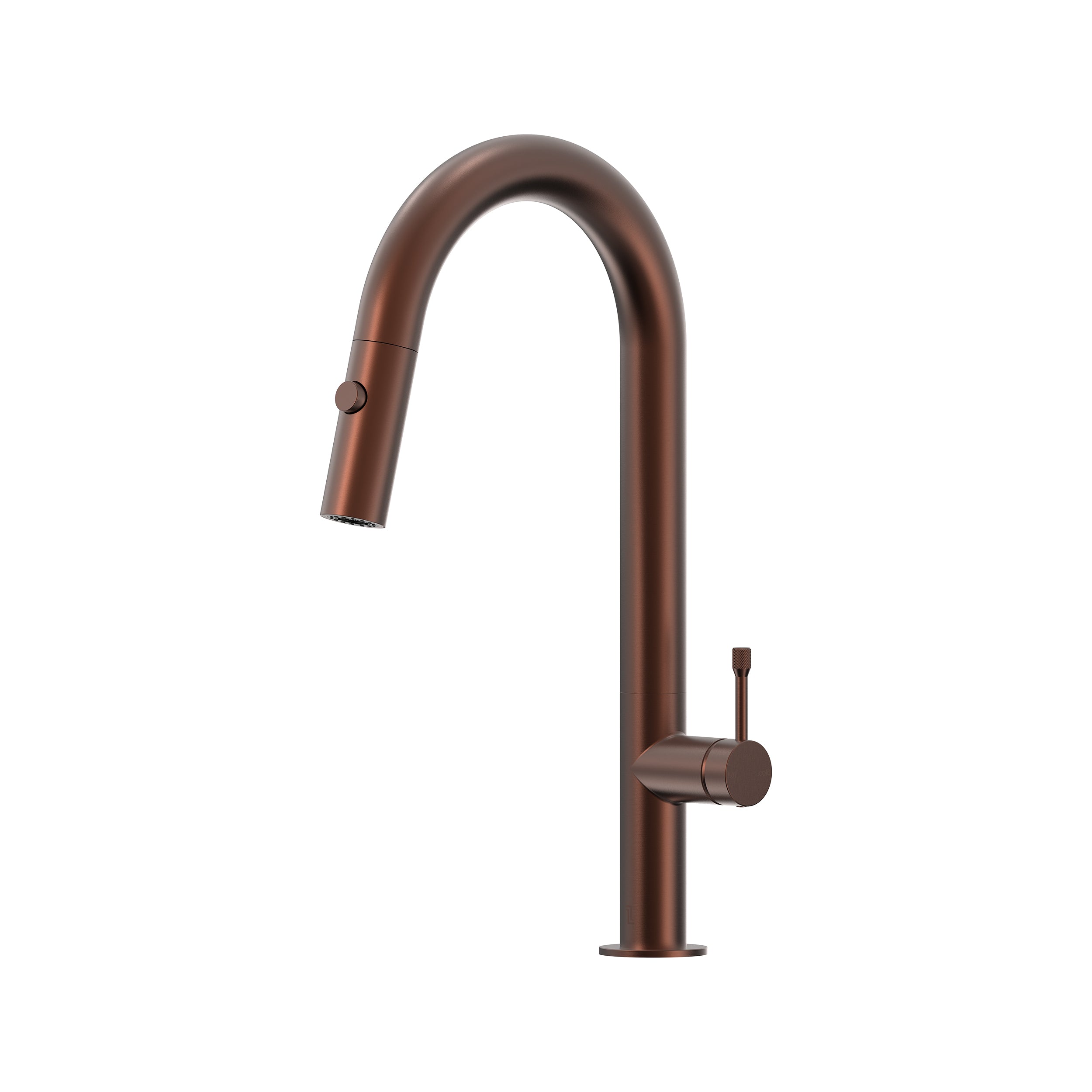 Leora Pull Out Spray Sink Mixer 200 Curved Spout Lead Free - Chocolate Bronze