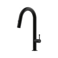 Leora Pull Out Spray Sink Mixer 200 Curved Spout Lead Free - Matte Black [Electroplated]