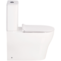 Cygnet Square Overheight Hygiene Rimless Close Coupled Back To Wall Back Inlet Toilet Suite