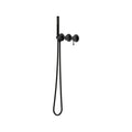 Leora Wall Mixer with Diverter & Hand Shower Lead Free - Matte Black [Electroplated]