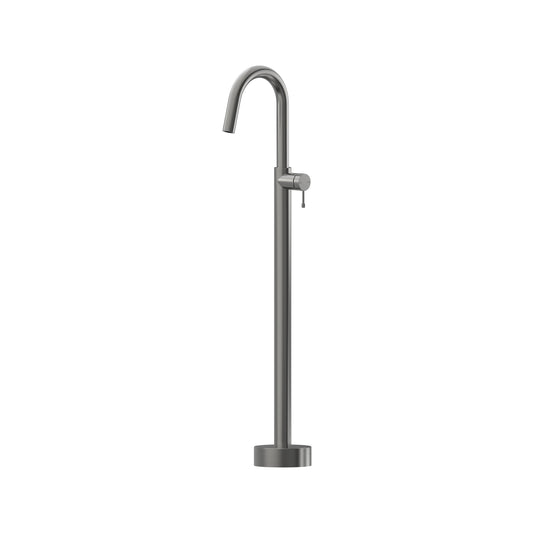 Leora Floor Mounted Bath Mixer Lead Free - Gun Metal [PVD]