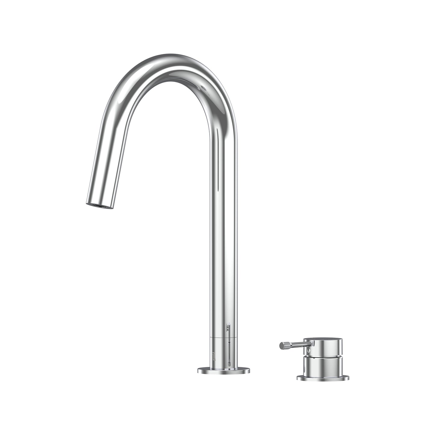 Leora Hob Sink Mixer Set 200 Curved Spout Lead Free - Chrome