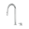Leora Hob Pull Out Spray Sink Mixer Set 200 Curved Spout Lead Free - Chrome